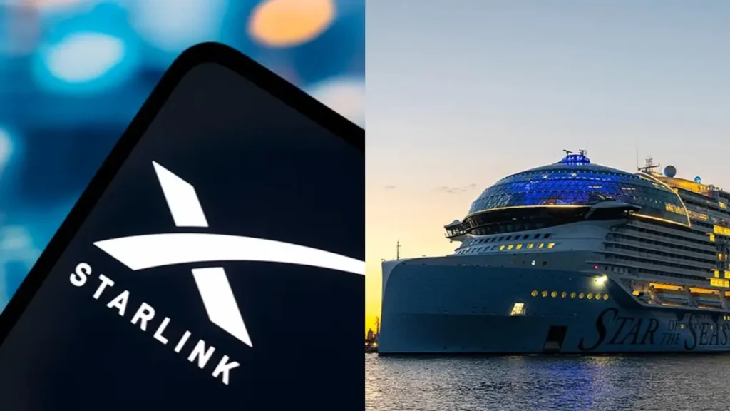 Starlink lança Internet a 10 Gbps no maior navio de cruzeiro do mundo