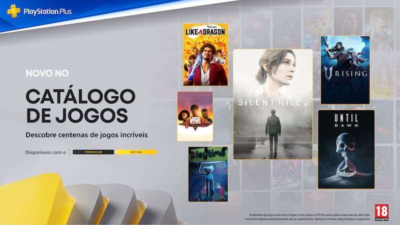 Novidades Playstation Plus de outubro