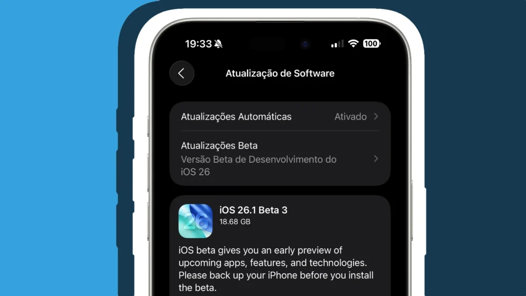 Apple lançou o iOS 26.1 Beta 3: há novidades e pistas de futura integração de IA