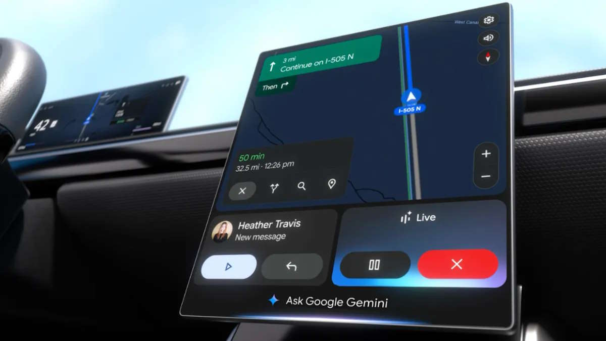 Gemini chega finalmente ao Android Auto, trazendo IA para o carro